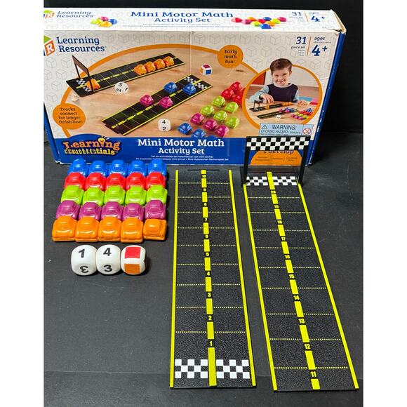 Learning Resources Mini Motor Math Activity Set - Picture 2 of 7